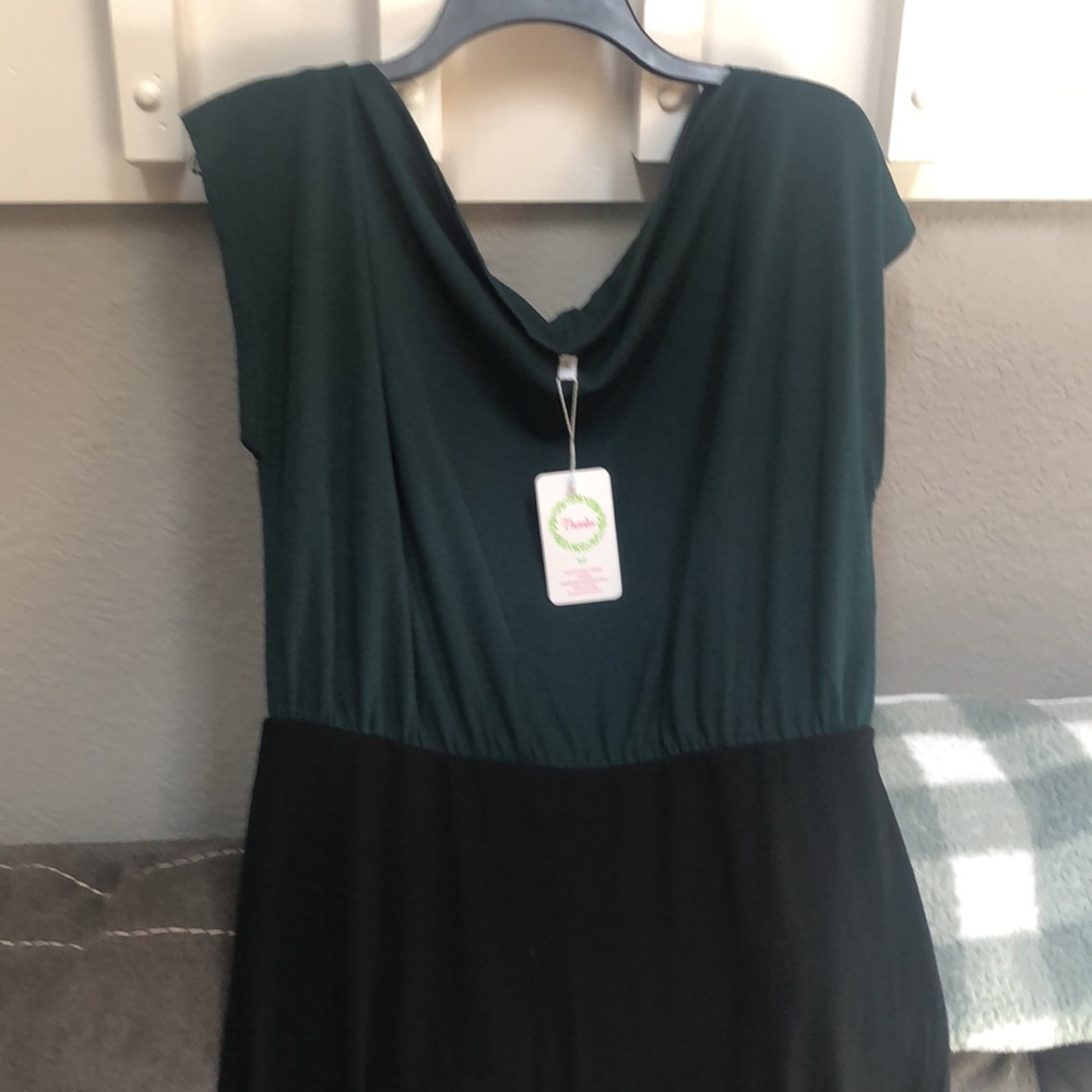 NWT Green/Black Dress Size XL